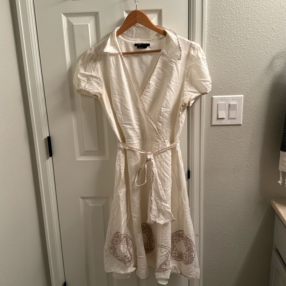 BCBG faux wrap dress